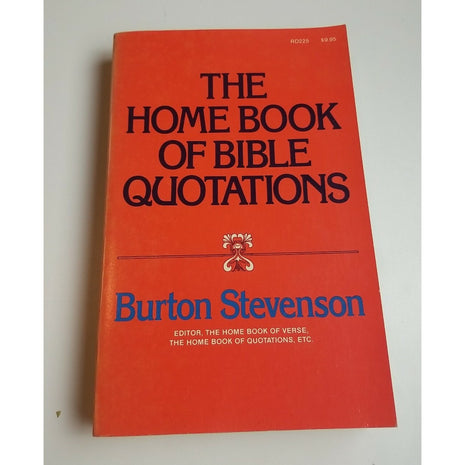 The Home Book of Bible Quotations - Burton Stevenson PB Harper & Row