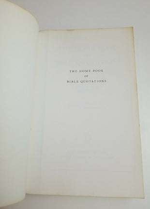 The Home Book of Bible Quotations - Burton Stevenson PB Harper & Row