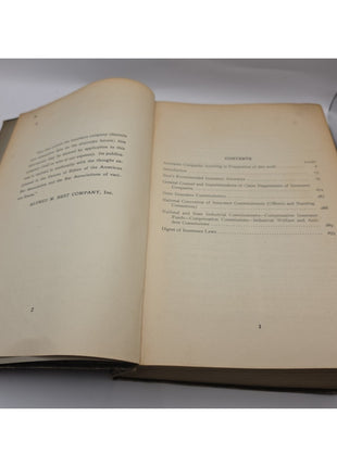 Vintage Best's Recommended Insurance Attorneys 1931 + Digest of Insurance Laws