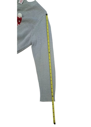 Holiday Time Women’s 2X 18W/20W Gray Penguin Ugly Christmas Sweater