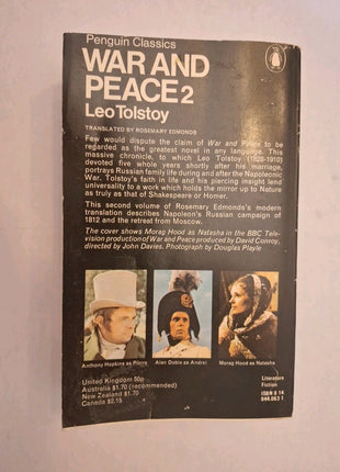 War And Peace 2 Leo Tolstoy Penguin Classic Paperback