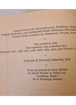 War And Peace 2 Leo Tolstoy Penguin Classic Paperback