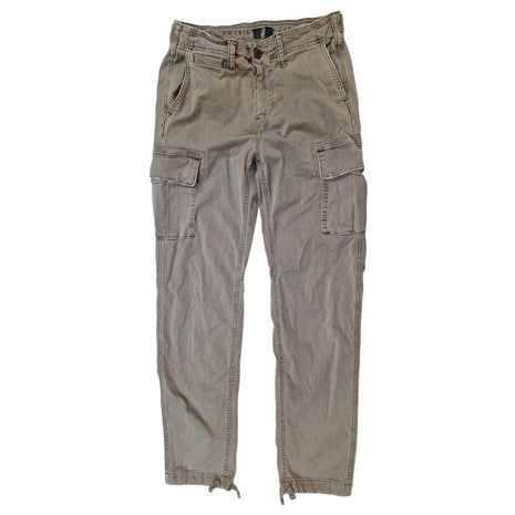 American Eagle Outfitters Men’s Flex Cargo Pants Size 29x34 Gray Cotton Mid Rise Hiking