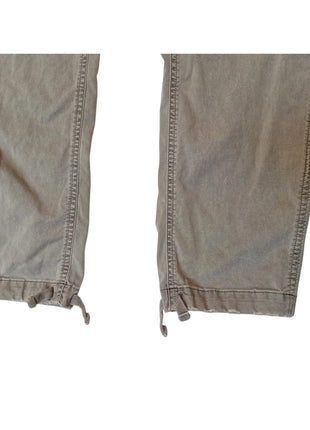 American Eagle Outfitters Flex Cargo Pants Men 29x34 Gray Cotton Mid Rise Hiking