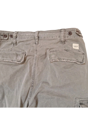 American Eagle Outfitters Flex Cargo Pants Men 29x34 Gray Cotton Mid Rise Hiking