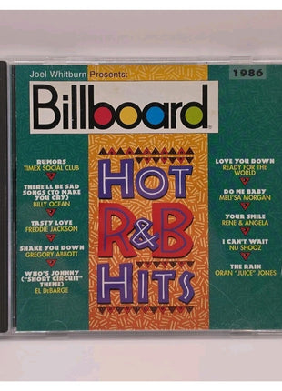 Billboard Hot R&B Hits 1986 by Various Artists (CD, Nov-1995, Rhino (Label)