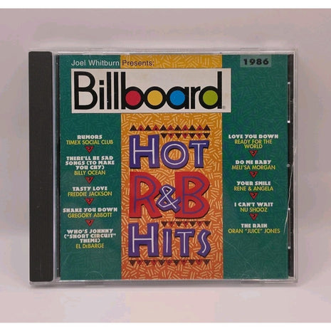 Billboard Hot R&B Hits 1986 by Various Artists (CD, Nov-1995, Rhino (Label)