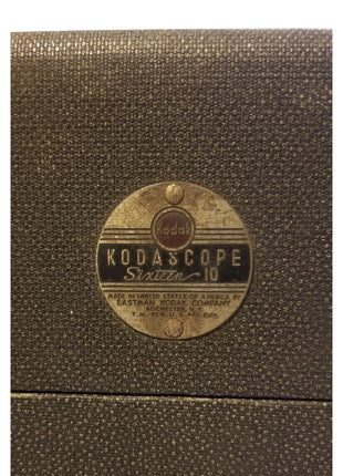 Vintage Eastman Kodak Kodascope Sixteen-10 Projector w/ CASE made in USA Tested
