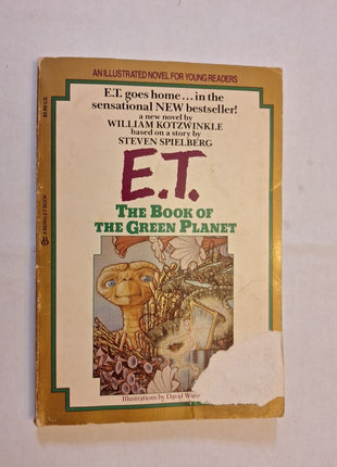 E.T. The Book of the Green Planet William Kotzwinkle Paperback Book 1985 Vintage
