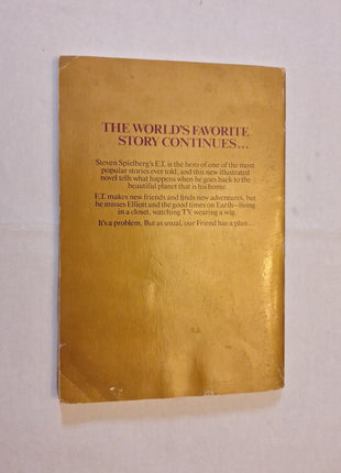 E.T. The Book of the Green Planet William Kotzwinkle Paperback Book 1985 Vintage
