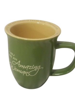 You Are an Amazing Woman Inspirational Mug Coffee Uplifting message By Abby Gift