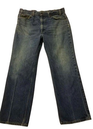 VTG Levi 505 (20505-0217) Orange Tab Jeans Mens Tagged 38x30 Measures 37x29 USA