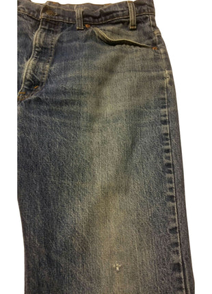 VTG Levi 505 (20505-0217) Orange Tab Jeans Mens Tagged 38x30 Measures 37x29 USA