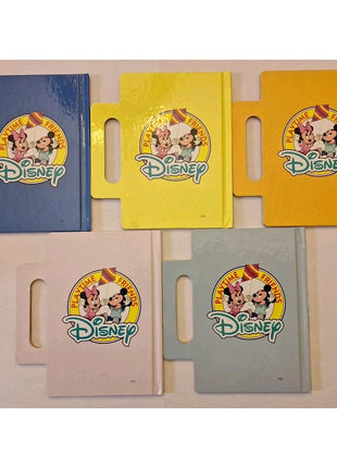 Lot of 5 Disney 1993 Playtime Friends Handle Books Mickey Donald Pluto