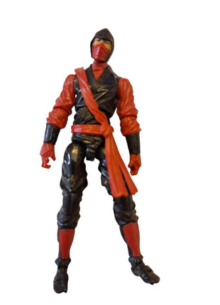 Lot of 2 Figures - GI Joe Retaliation Red Ninja + Storm Shadow Cobra Hasbro 2012