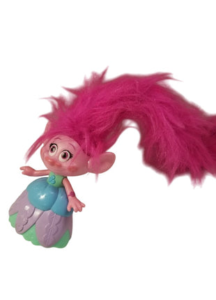 Trolls Hair in the Air Poppy Doll Hasbro Hair Bends Lights Up Plays Music 2016