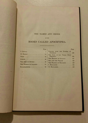The Apocrypha Revised Version Translated From Greek Latin Thomas Nelson 1894 VTG