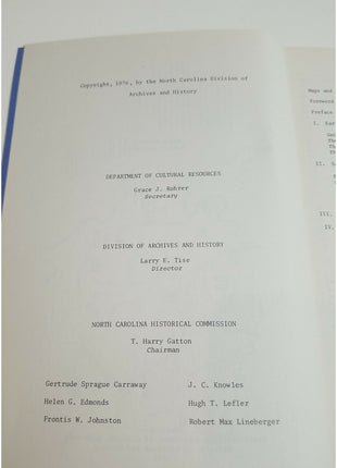 1976 Davie County: A Brief History James Wall PB Book North Carolina