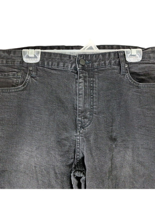 Calvin Klein Jeans Mens 38x32 Black Regular Fit Pockets Straight Leg