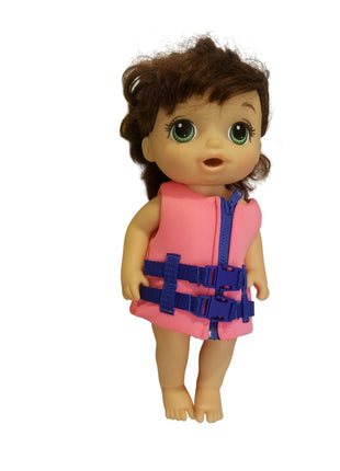 Baby Alive Doll With Pink Life Jacket & Accessories By Hasbro 2017