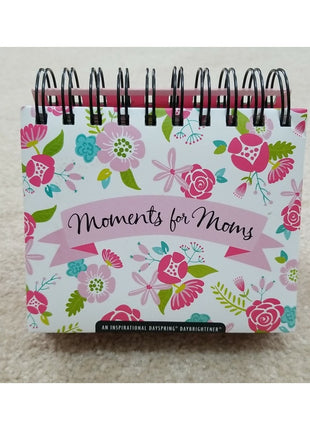 Moments for Moms, Perpetual Flip Calendar w/ Christian Scripture & Inspiration