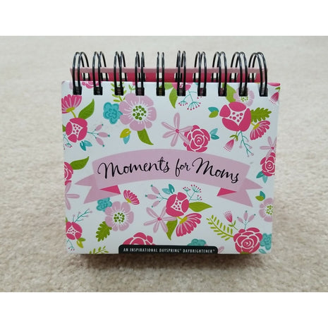 Moments for Moms, Perpetual Flip Calendar w/ Christian Scripture & Inspiration