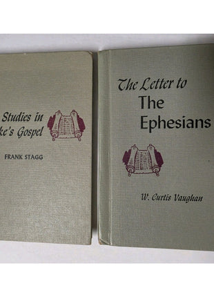 Lot 2 Convention Press - The Ephesians W Curtis Vaughan Lukes Gospel Frank Stagg