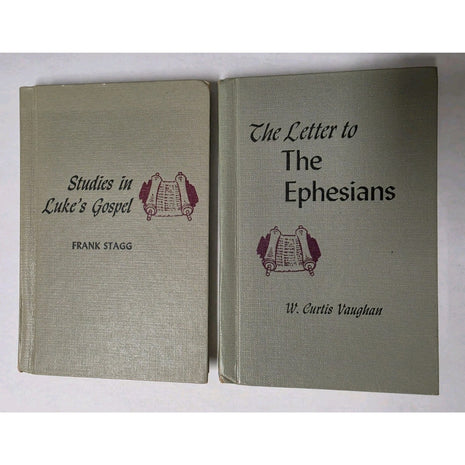 Lot 2 Convention Press - The Ephesians W Curtis Vaughan Lukes Gospel Frank Stagg