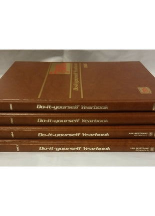 Lot of 4 Popular Science Do-It-Yourself Yearbook - 1983 1984 1986 1987