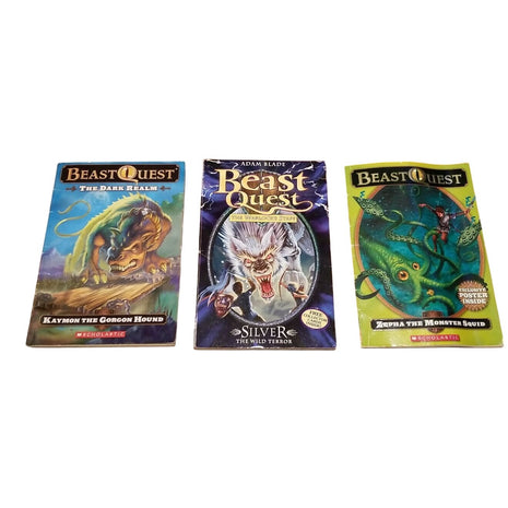 Beast Quest Set Of 3 Chapter Books Scholastic Paperback Editions