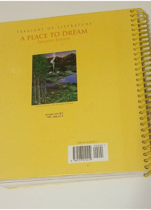 Treasury of Literature Teacher's Edition 3-1 Grade 3 - A Place to Dream