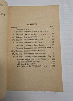 Great Christian Teaching By Edwin Lewis 1933 Paperback