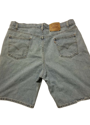 Mens Vintage Levis 42 550 Jean Shorts Orange Tab