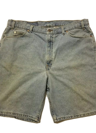 Mens Vintage Levis 42 550 Jean Shorts Orange Tab