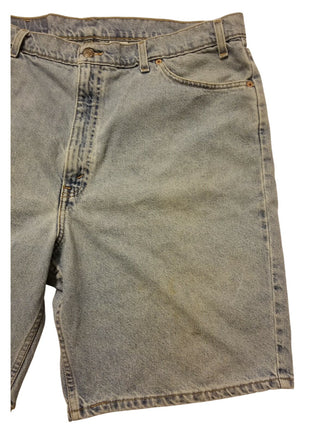 Mens Vintage Levis 42 550 Jean Shorts Orange Tab