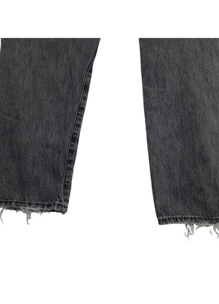 American Eagle Mens Skater Jeans 32x34 Denim Black Faded Distressed