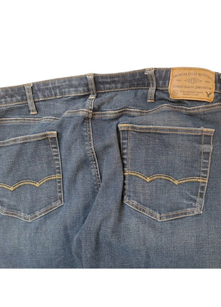 American Eagle Outfitters Mens Original Bootcut Jeans Mid-Rise Blue Denim Size 36x34