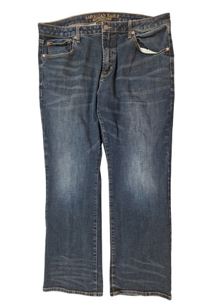 “American Eagle Outfitters Men’s Original Bootcut Jeans Mid Rise Size 36x34 Blue Denim