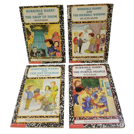 Horrible Harry Childrens Chapter Book Set Of 4 By Suzy Kline Scholastic