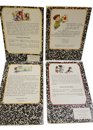 Horrible Harry Childrens Chapter Book Set Of 4 By Suzy Kline Scholastic