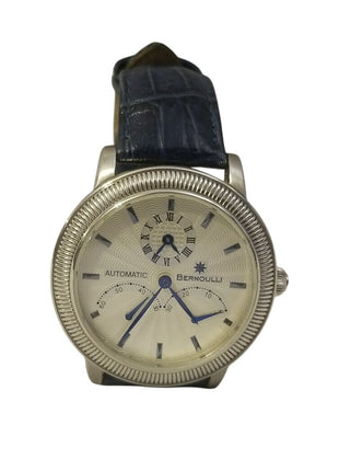Bernoulli Automatic Watch B-9002-118 - Water Resistant 30M - Leather Band