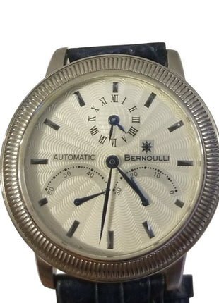 Bernoulli Automatic Watch B-9002-118 - Water Resistant 30M - Leather Band