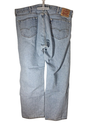 Levi’s 505 Men’s Regular Fit Straight Leg Jeans Size 42x30 Blue Denim Used