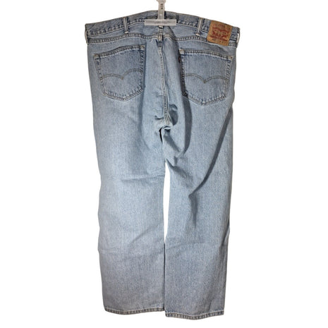 Levi’s 505 Men’s Regular Fit Straight Leg Jeans Size 42x30 Blue Denim Used