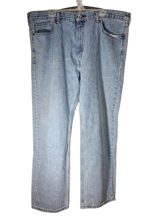 Levi’s 505 Men’s Regular Fit Straight Leg Jeans Size 42x30 Blue Denim Used