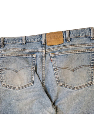 Levis 550 Relaxed Fit Mens Jeans 38x32 Medium Wash Classic Denim Casual Wear