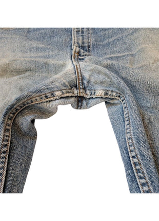 Levis 550 Relaxed Fit Mens Jeans 38x32 Medium Wash Classic Denim Casual Wear