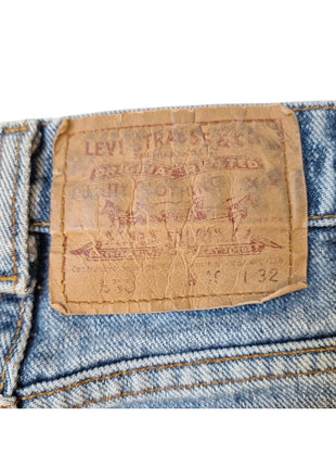 Levis 550 Relaxed Fit Mens Jeans 38x32 Medium Wash Classic Denim Casual Wear