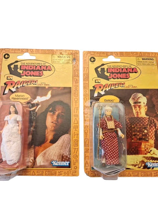 ???Indiana Jones Raiders of the Lost Ark Retro Marion Ravenwood Rene Belloq Lot