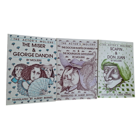 The Actors Molière 3-Volume Paperback Set By Albert Bermel